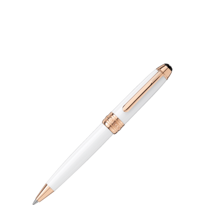 MONTBLANC Meisterstück Mini White Solitaire Red Gold golyóstoll, díszdobozban