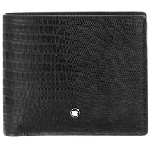 MONTBLANC Meisterstück fekete bőr pénztárca 8cc