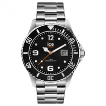 Ice Watch steel Black silver karóra